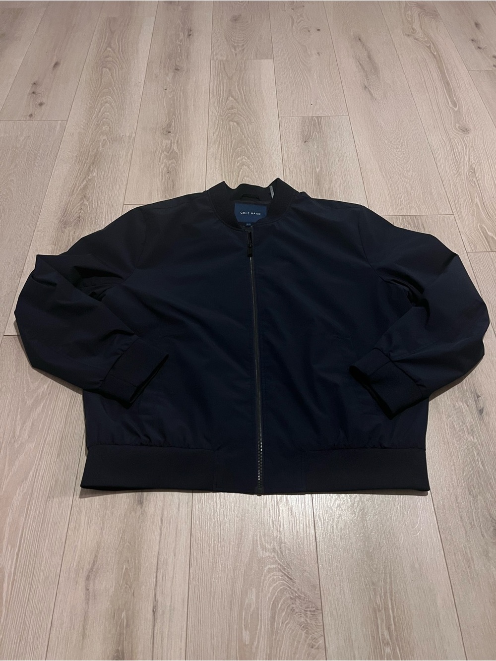 Cole Haan Men's Dark Navy Bomber Jacket